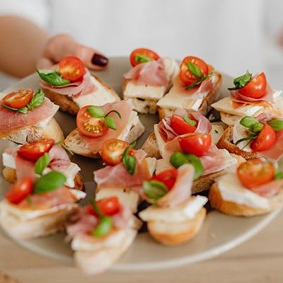 salmon wedding canapes wedding catering