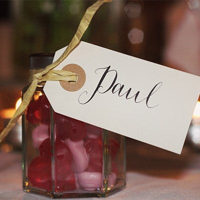 wedding favour sweets