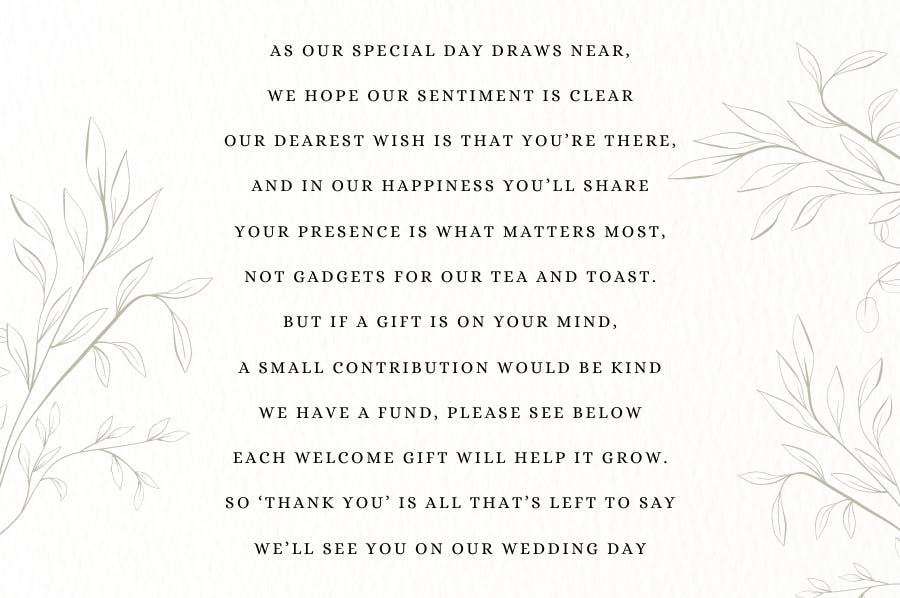wedding poems detail